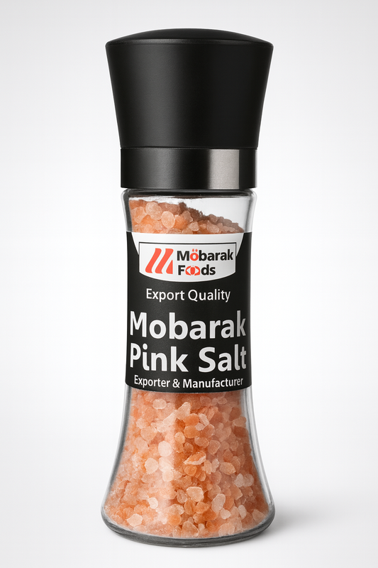 Mubarak Foods Premium Himalayan Pink Salt Crasher— 100% Natural, Pure & Mineral-Rich